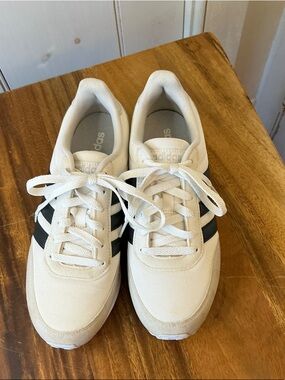 adidas White and Black Women's Sneakers